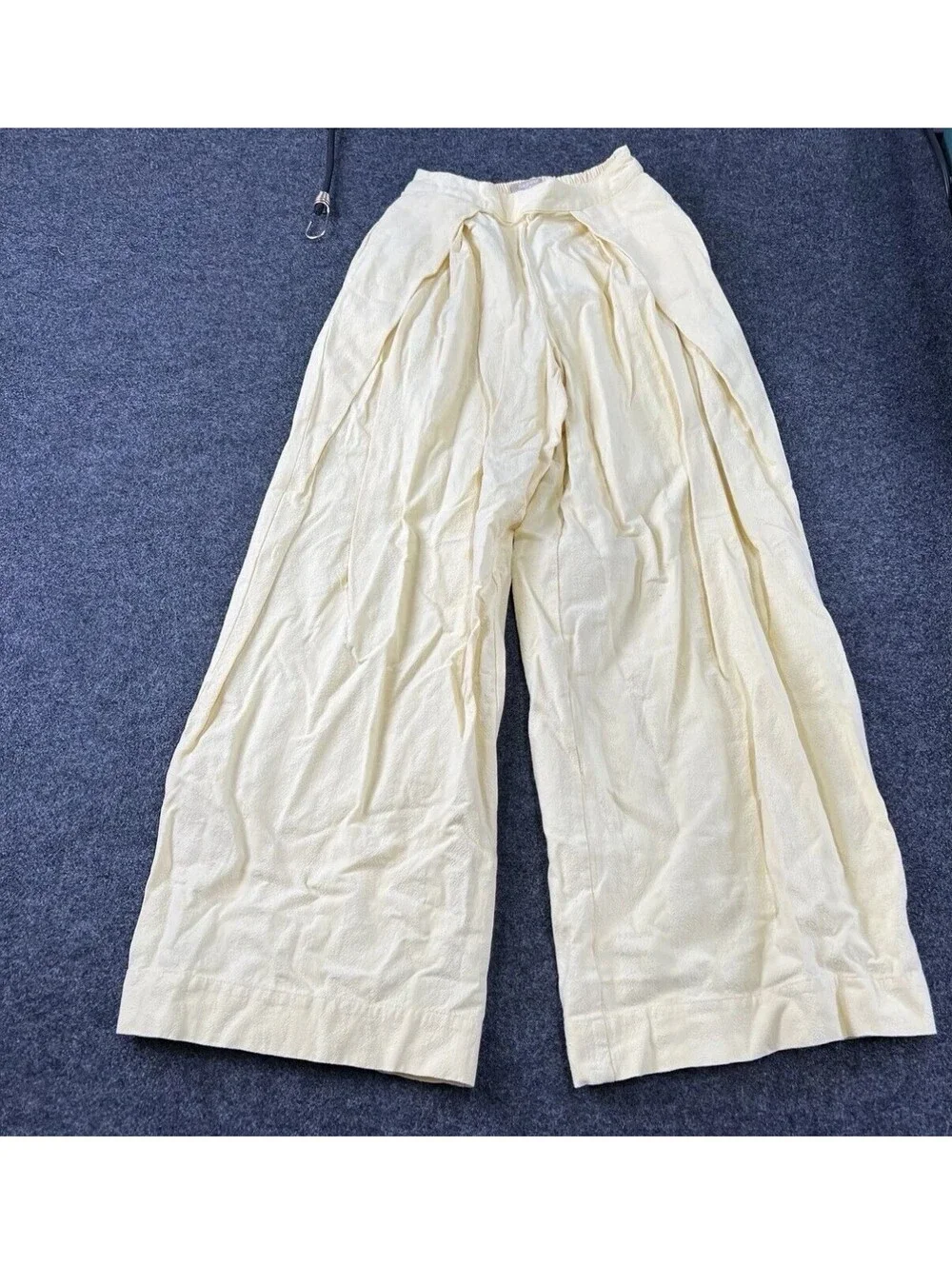 NEW FREE PEOPLE Fallon Pant Set Women's Size XS Banana Cream